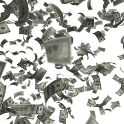 Money Rain Sticker - Money Rain - Descobrir e Compartilhar GIFs