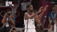 High Five United States Mens National Basketball Team GIF - High Five United States Mens National Basketball Team 2020olympics GIFs