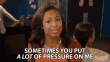 Sometimes You Put A Lot Of Pressure On Me Stressed Out GIF