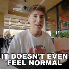 It Doesnt Even Feel Normal Raphael Gomes GIF - It Doesnt Even Feel Normal Raphael Gomes It Doesnt Even Feel Right GIFs