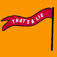 Thats A Lie Flag GIF - Thats A Lie Flag Debate2020 GIFs