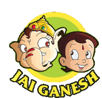 Jai Ganesh Chhota Bheem Sticker - Jai Ganesh Chhota Bheem Ganesh Chaturthi Ki Shubhkamnaye Stickers