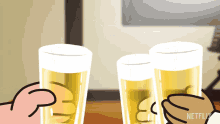 cheers aggretsuko celebration happy hour beer
