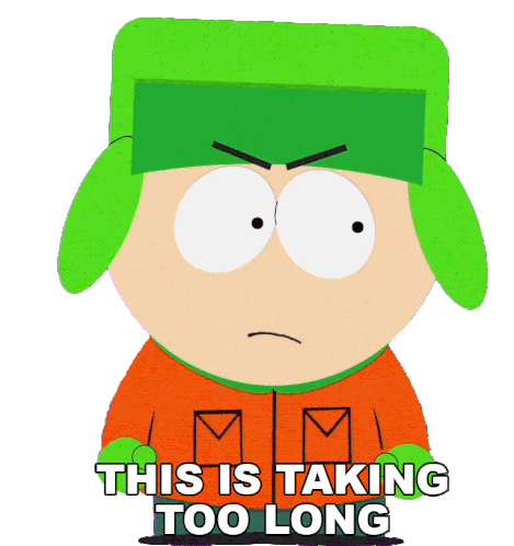 This Is Taking Too Long Kyle Broflovski Sticker - This Is Taking Too Long Kyle Broflovski South Park Stickers