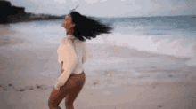 Ilham Ahardan Rilam GIF - Ilham Ahardan Rilam Rihanna Beach GIFs