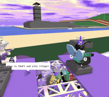 a screenshot of a video game that says wait