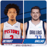 Detroit Pistons Vs. Dallas Mavericks Pre Game GIF - Nba Basketball Nba 2021 GIFs