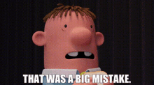 Diary Of A Wimpy Kid Rowley GIF - Diary Of A Wimpy Kid Rowley That Was A Big Mistake GIFs