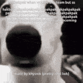 a picture of a dog that says hakbakpak when vr joins any team but ss made by khysnik