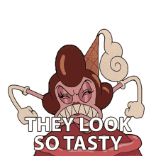 they look so tasty baroness von bon bon the cuphead show i find them delicious i really want to taste them