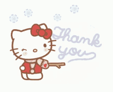 hello kitty thank you wink thanks thank you so much