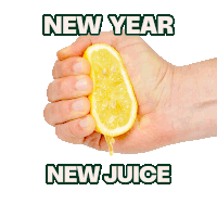 New Year Juice Sticker - New Year Juice Orange Jruice Stickers