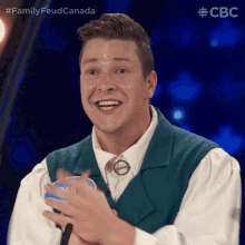 Clapping Hands Paul GIF - Clapping Hands Paul Family Feud Canada GIFs