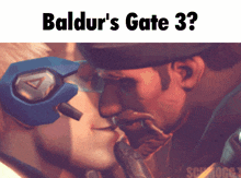 Baldur'S Gate 3 Kiss GIF - Baldur'S Gate 3 Kiss GIFs
