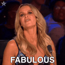 Fabulous Amanda Holden GIF - Fabulous Amanda Holden Britain'S Got Talent GIFs