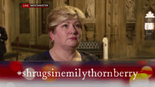 Shrugs Really Yeah Right Emily Thornberry GIF - Shrugs Really Yeah Right Emily Thornberry GIFs