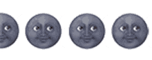 black moon emoji moon