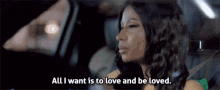 Niki Minaj Want Love GIF - Niki Minaj Want Love Al Il Want Is To Love And To Be Loved GIFs