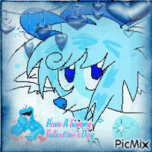 a valentine 's day greeting with a cartoon character