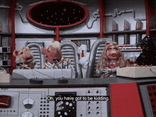 Pigs In Space Kidding GIF - Pigs In Space Kidding Are You Kidding Me GIFs