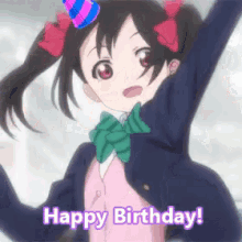 Anime Chibi Happy Birthday HD Png Download  Transparent Png Image   PNGitem