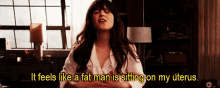 Period Pain GIF - Period Pain A Fat Man Is Sitting On My Uterus GIFs