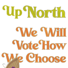 up north we will vote how we choose vrl wisconsin wisconsinites voting