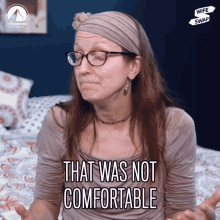 That Was Not Comfortable Uncomfortable GIF