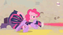 Pinkie Pie Twilight Sparkle GIF - Pinkie Pie Twilight Sparkle Attacking GIFs