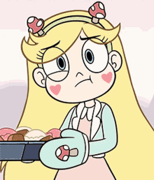 star vs the forces of evil butterfly baking scared