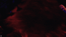 a close up of a woman screaming into a microphone with the letter d in the corner