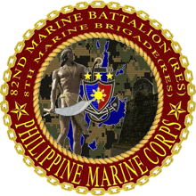 a logo for the 82nd marine battalion regiment of the philippines