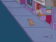 Suspicious Dog - The Simpsons GIF - The Simpsons Dog Alert GIFs