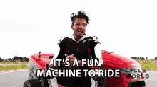 Its A Fun Machine To Ride Car GIF - Its A Fun Machine To Ride Machine Car GIFs