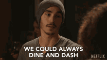 We Could Always Dine And Dash Luca Novak GIF - We Could Always Dine And Dash Luca Novak Henry Zaga GIFs