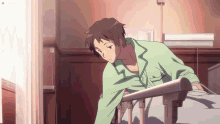 Haruhi Suzumiya Waking Up GIF