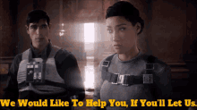 Star Wars Iden Versio GIF - Star Wars Iden Versio We Would Like To Help You GIFs