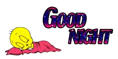 Good Night Looney Tunes Sticker - Good Night Looney Tunes Tweety Stickers