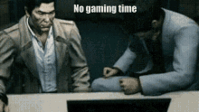 Yakuza Gaming Time GIF - Yakuza Gaming Time The Binding Of Isaac GIFs