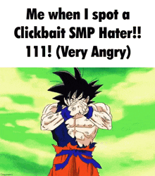 Clickbaitsmp Hater GIF - Clickbaitsmp Hater Goku GIFs
