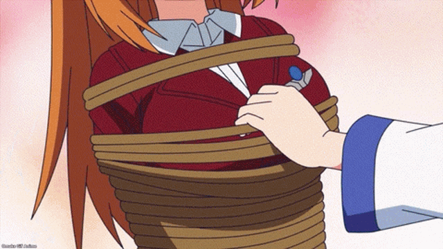Anime Girl Tied Up