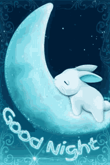 Good Night Bunny GIF