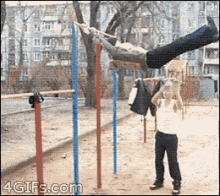 People Say You Should Trust Your Friends… Hmm….. -law With Axe GIF - Fail Funny Swing GIFs
