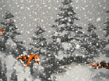 Donkey Kong Country Snowing GIF - Donkey Kong Country Snowing Snow GIFs