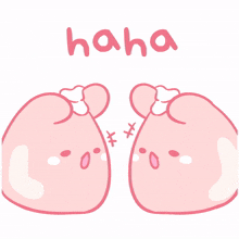 gummy rabbit pink haha joke