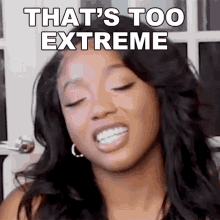 Thats Too Extreme Courtney Adanna GIF - Thats Too Extreme Courtney Adanna Courtreezy GIFs
