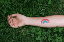 Rainbow Tattoo GIF - Rainbow Tattoo Tattoostoryday GIFs