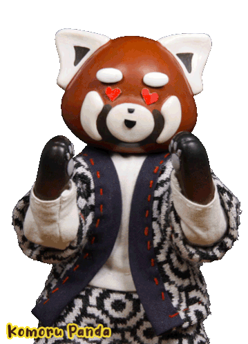 Komoru Panda In Love Sticker - Komoru Panda In Love In Love With You Stickers