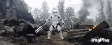 Star Wars The Force Awakens GIF - Star Wars The Force Awakens Stormtrooper GIFs