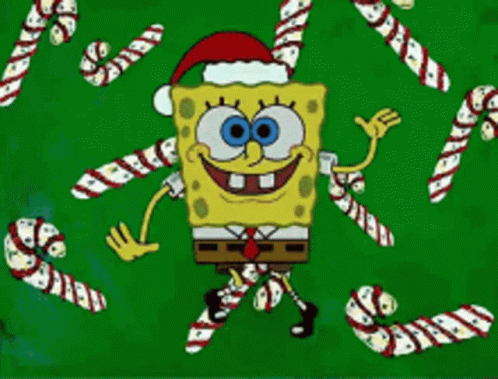 Spongebob Sad Christmas on Make a GIF